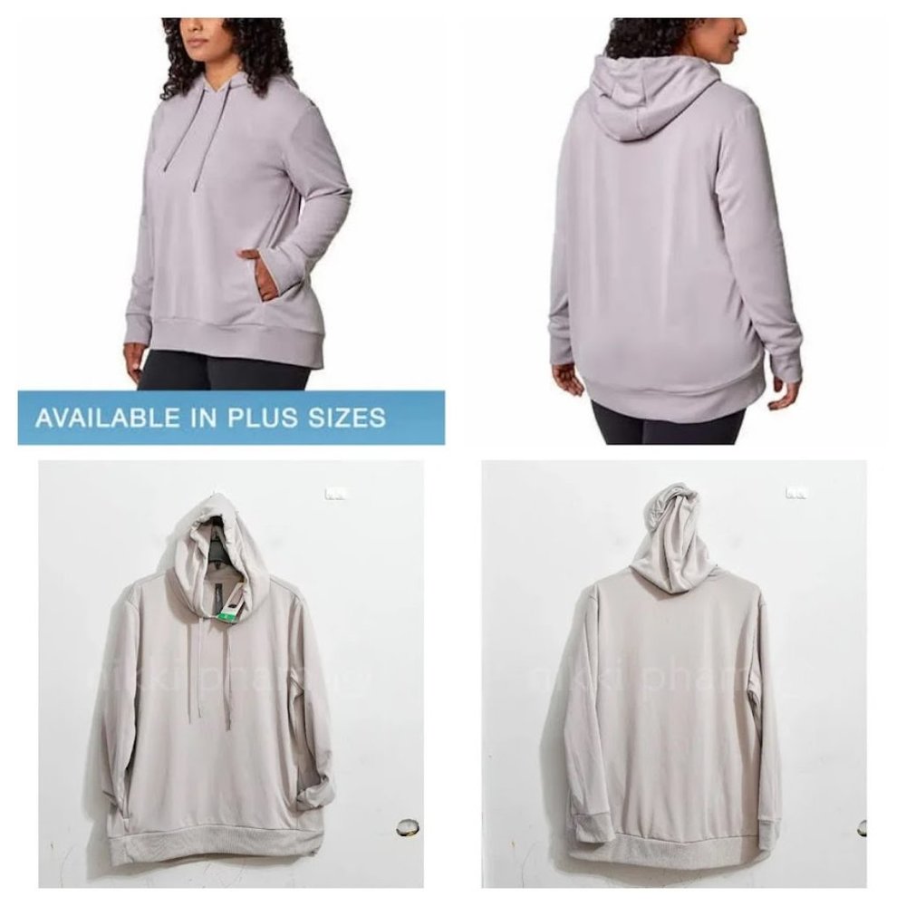 Mondetta Ladies' Hoodie in  Gray ( Gull Gray )